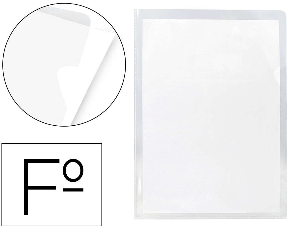 BOLSA DOSSIER DOSSIER PLASTICOQ-CONNECT FOLIO TRANSPARENTE