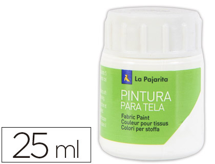 TINTA PARA TELA, 20 ML. LA PAJARITA - BRANCO