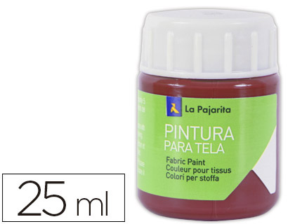 TINTA PARA TELA LA PAJARITA 20 ML VERMELHO INGLES