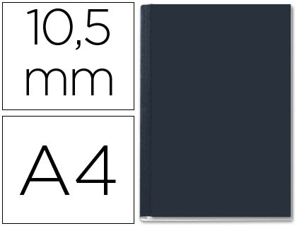 CAPA DE ENCADERNACAO CHANNEL RIGIDA 35570 PRETO LOMBADA B CAPACIDADE 71/105 FOLHAS