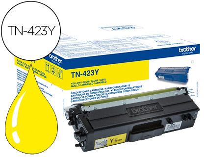 TONER BROTHER TN-423 PARA DCP-L8410 CDN / 8410 CDW / HL-L8260 CDW / MFC-L8360 CDW / 8690 CDW / 8900 CDW AMARELO CAPACI