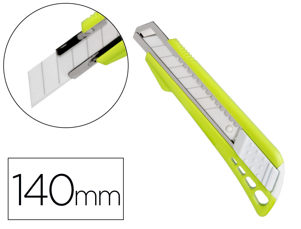 X-ATO Q-CONNECT LARGO DE PLSTICO LAMINA DE CERAMICA 18 MM DE LARGURA COMPRIMENTO 140 MM BLISTER DE 1 UNIDADE