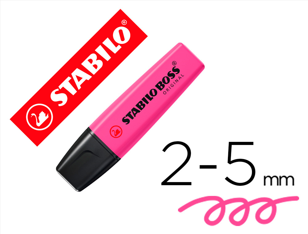MARCADOR FLUORESCENTE STABILO BOSS 70 MAGENTA