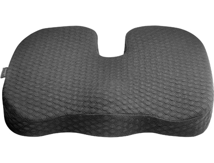 ALMOFADA DE ASSENTO KENSINGTON PREMIUM GEL FRIO PRETO 7,1X45,9X36,3 CM