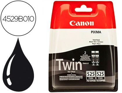 TINTEIRO CANON PGI 525 PIXMA IP4950 / IX6550 / MG5350 / MG6150 / MG8150 / MX715 / MX885 / MX892 PRETO 341