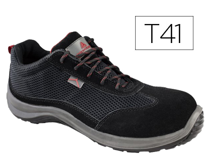 SAPATOS DE SEGURANCA DELTAPLUS DE PELE PRETO TAMANHO 41