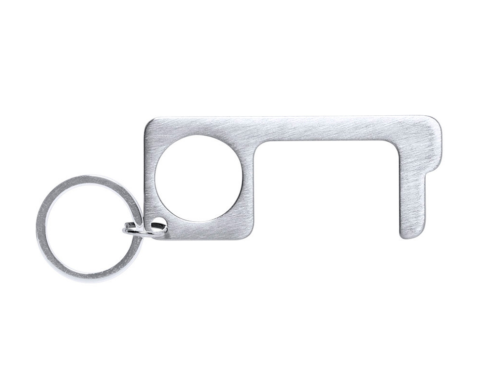 CHAVEIRO HIGIENICO ANTICONTACTO BIGOX ACO INOXIDAVEL 3,20X7,60 CM