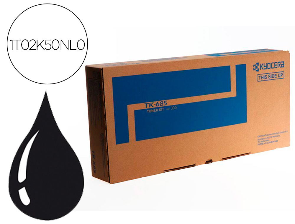 TONER KYOCERA -MITA COPIADORA TASKALFA 300I PRETO TK-685