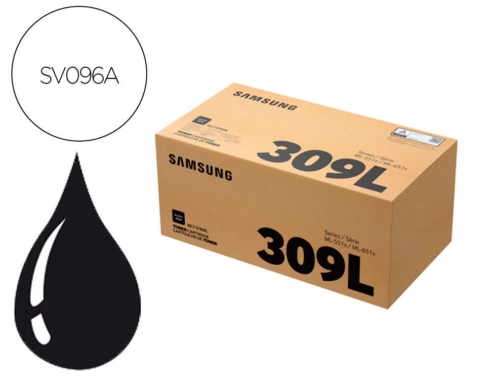 TONER HP SAMSUNG LASER ML5510ND / 5515ND / 6510ND PRETO ALTA MLTD309L/ELS