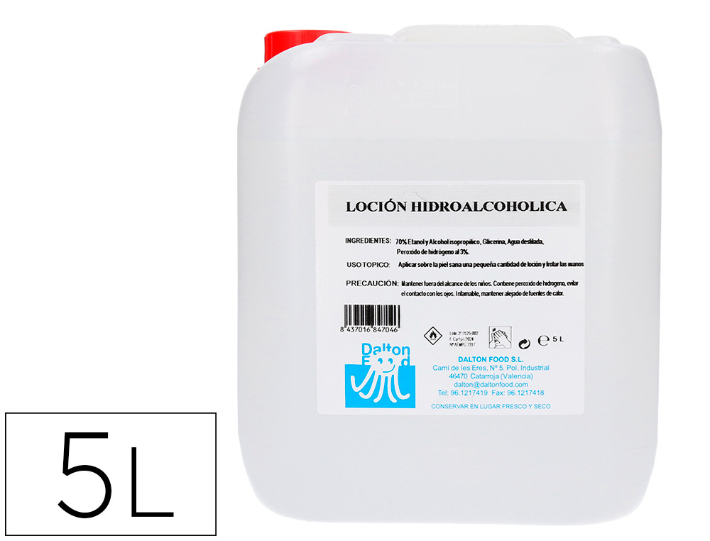 GEL HIDROALCOOLICO PARA DESINFEO E LIMPEZA DE MAOS GARRAFA 5 LITROS