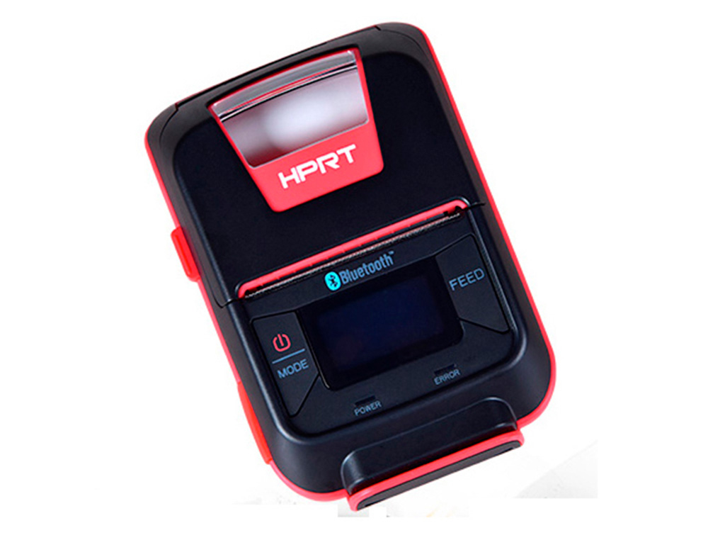 IMPRESSORA DE ETIQUETAS HPRT HM-200 PORTATIL TERMICA VISOR OLED LARGURA DO PAPEL 58 MM BATERIA ION DE LITIO BLUETOOTH US
