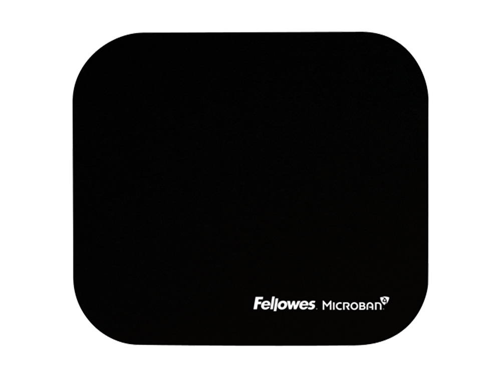 TAPETE PARA RATO FELLOWES COM PROTECAO MICROBAN COR PRETO 226X192X3 MM