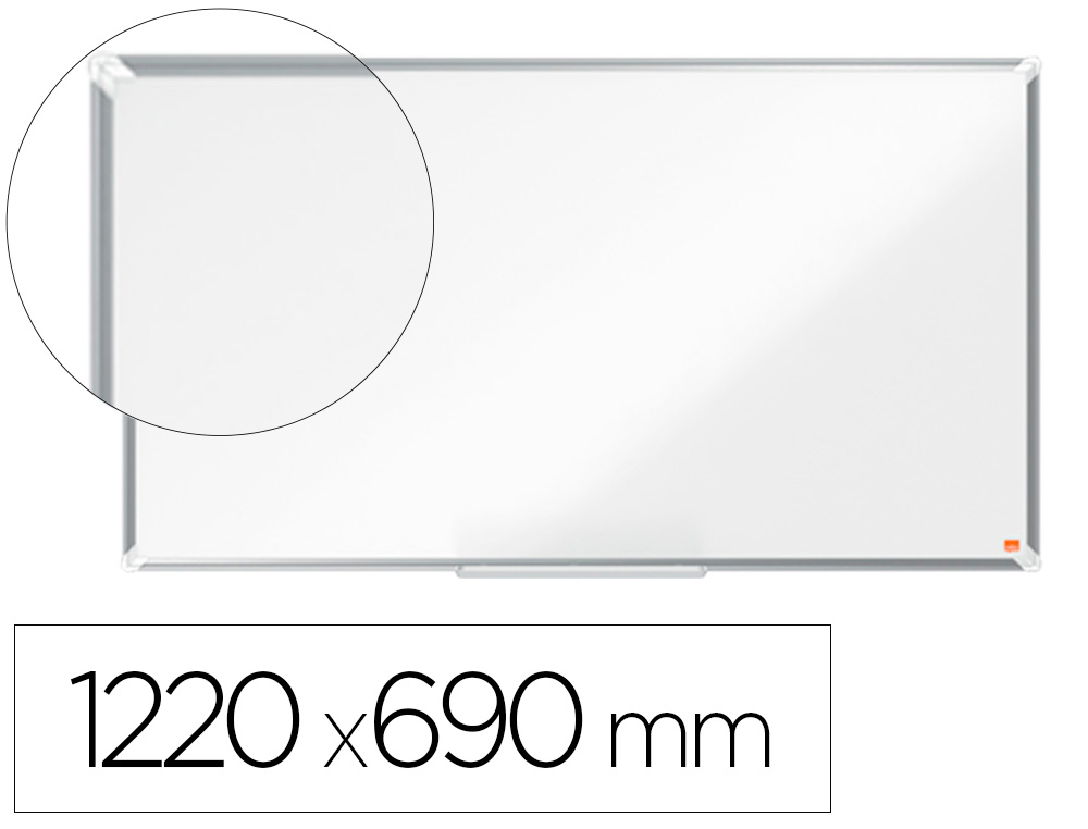QUADRO BRANCO NOBO PREMIUM PLUS ACO LACADO FORMATO PANORAMICO 55