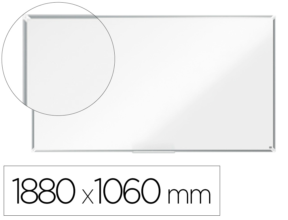 QUADRO BRANCO NOBO PREMIUM PLUS ACO LACADO FORMATO PANORAMICO 85