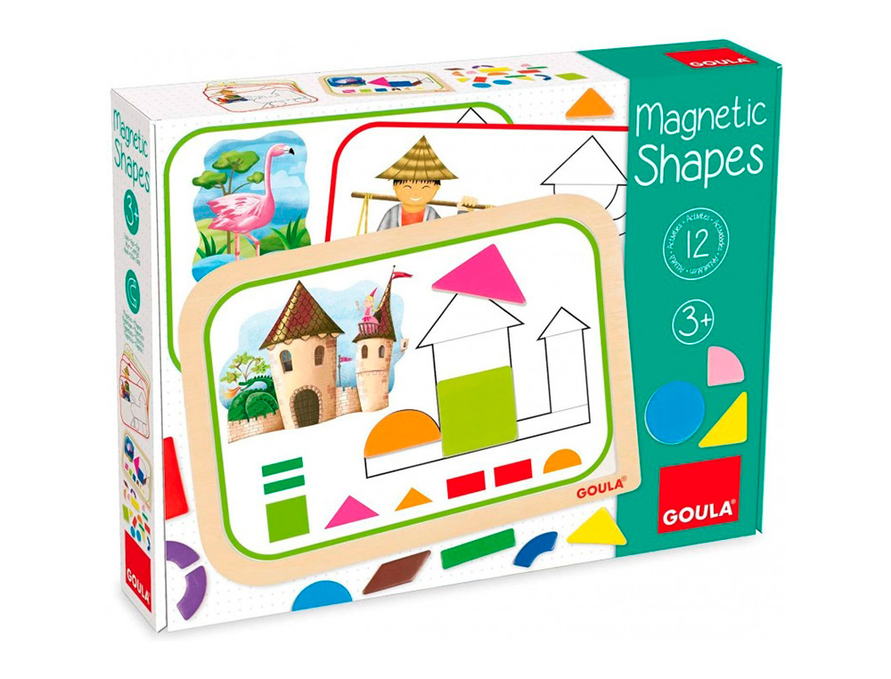 JOGO GOULA DIDATICO MAGNETIC SHAPES