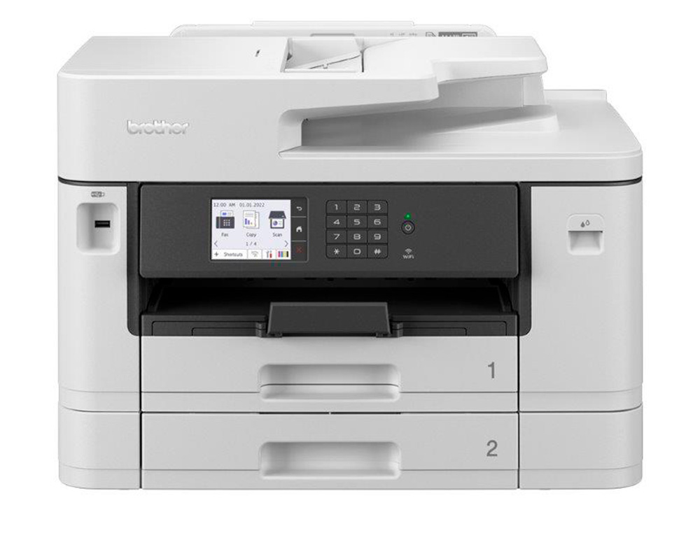 MULTIFUN ES BROTHER MFC-J5740DW PROFISSIONAL A4 / A3 COR TINTA 28PPM DUPLEX TATIL WIFI BANDEJAS 2X 250 FOLHAS