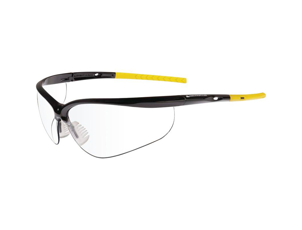 OCULOS DE PROTECAO DELTAPLUS POLICARBONATO INCOLOR DESIGN DESPORTIVO AV-AR UV400