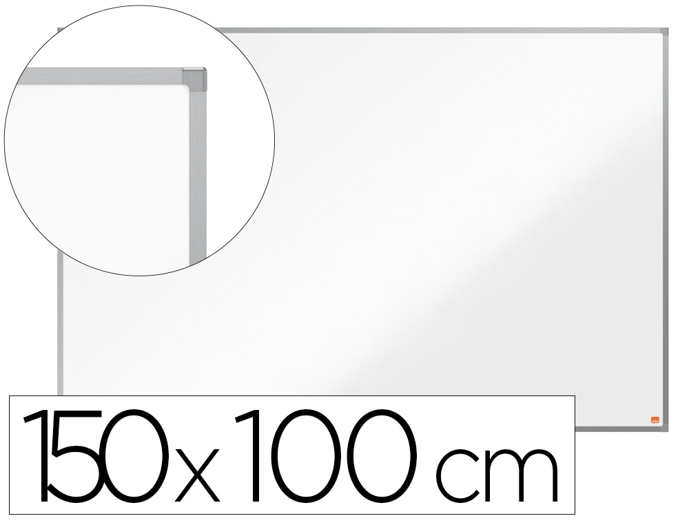 QUADRO BRANCO NOBO ESSENCE ACO LACADO 150X100 CM