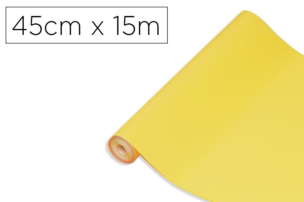 ROLO ADESIVO DC-FIX AMARELO LIMA LARGURA 45 CM COMPRIMENTO 15 MT