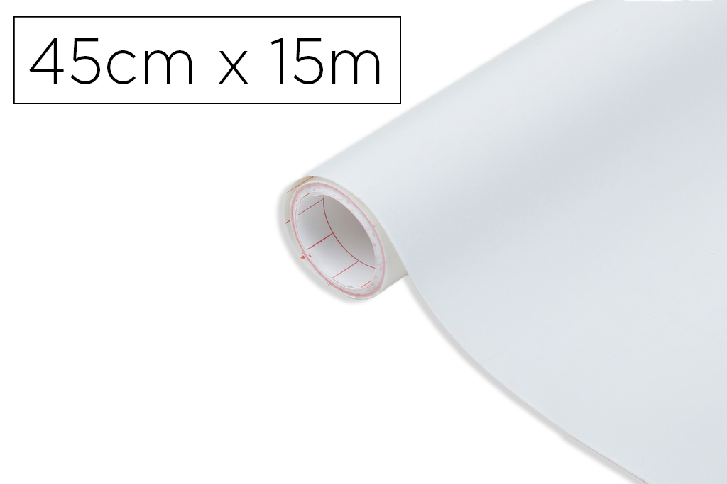 ROLO ADESIVO DC-FIX BRANCO MATE LARGURA 45 CM COMPRIMENTO 15 MT