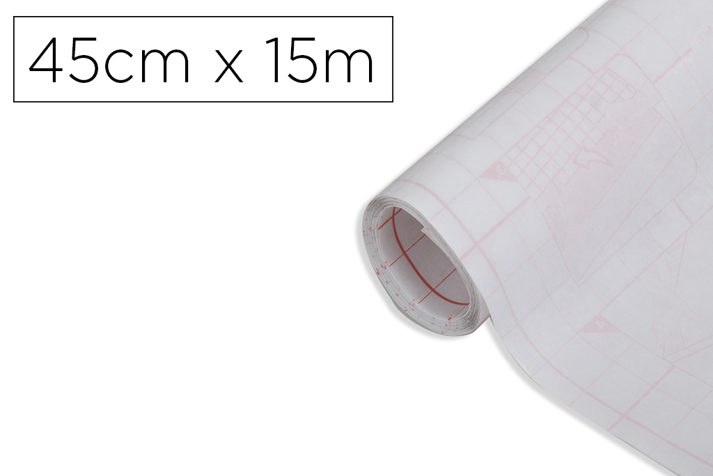 ROLO ADESIVO DC-FIX TRANSPARENTE LARGURA 45 CM COMPRIMENTO 15 MT