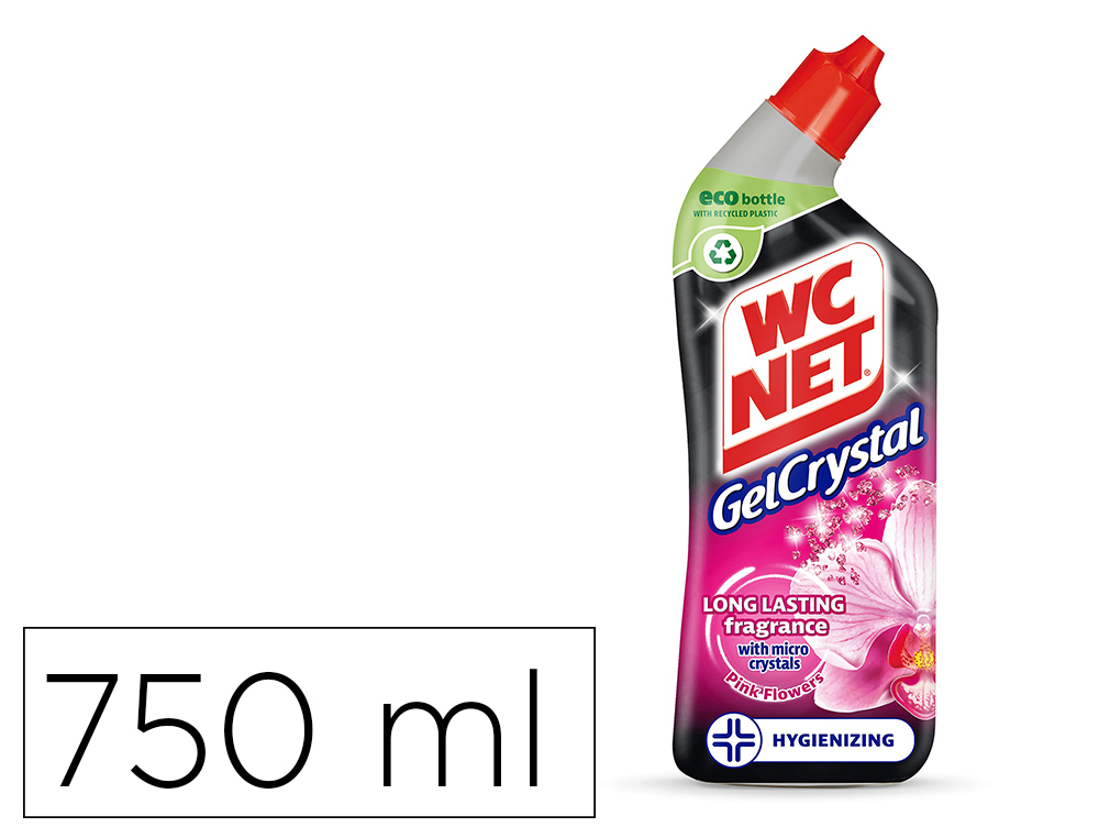 LIQUIDO DE LIMPEZA WC NET GEL CRYSTAL AROMA FRESCO GARRAFA DE 750 ML