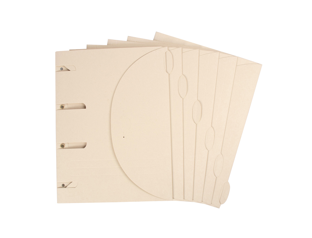 PASTA DE ARQUIVO TARIFOLD SMARTFOLDER TREE-FREE DIN A4 TRES ABAS E FECHO DE VELCRO CARTAO KRAFT 225 GR PACK DE 10 UNIDAD