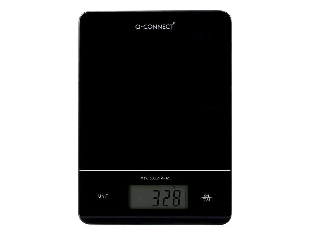 BALANCA PRECISAO Q-CONNECT DIGITAL COM ECRA LCD PRECISAO 1 GR CAPACIDADE DE 5 GR A 15 KG 240X170X17,5MM