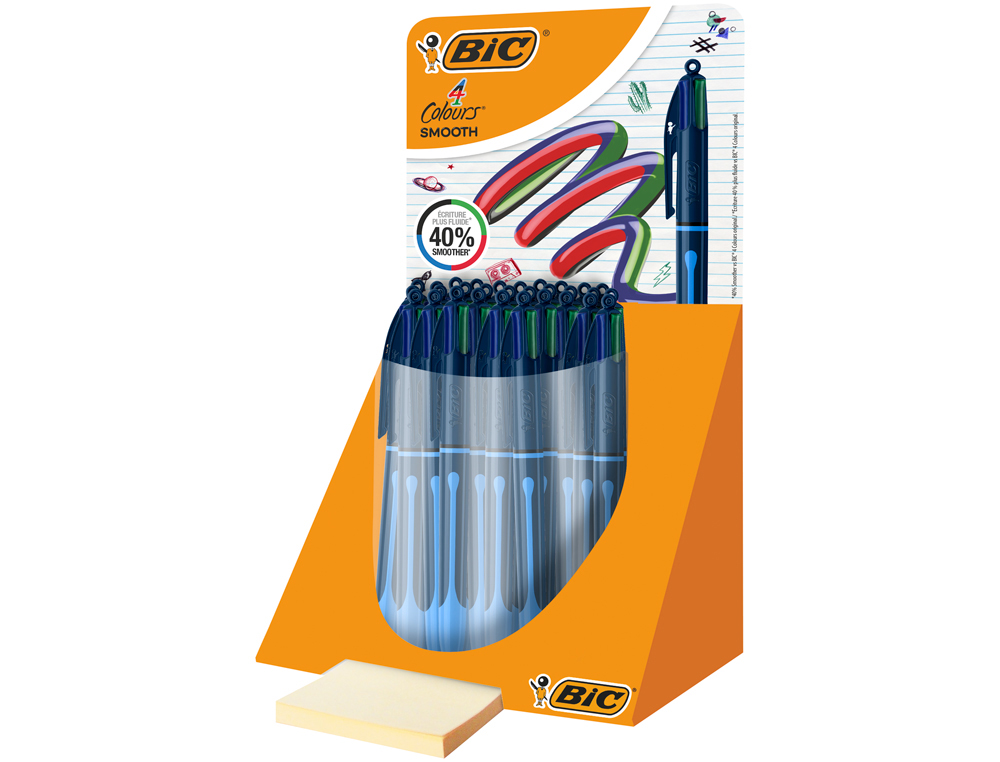 ESFEROGRAFICA BIC QUATRO CORES SMOOTH DROP COR AZUL