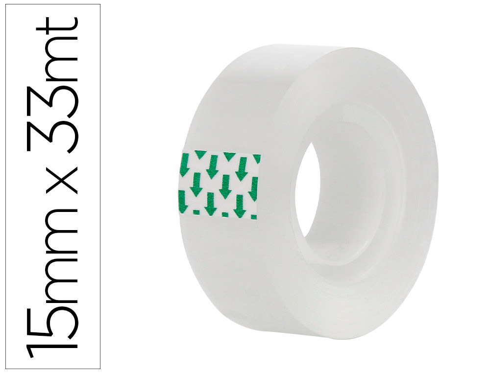 FITA ADESIVA GREENING TRANSPARENTE 33 MT X 15 MM