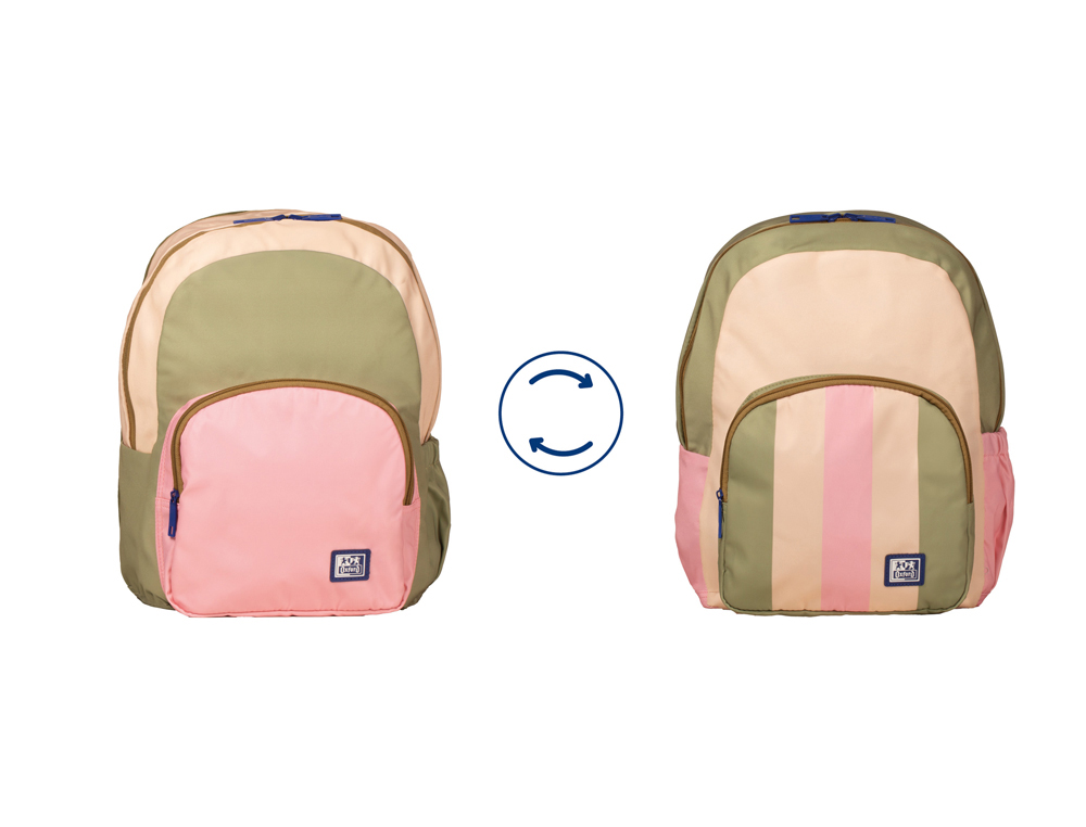 MOCHILA OXFORD REVERSIVEL 130 X 300 X 385 MM SAFARI ROSE