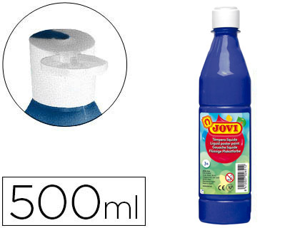 GUACHE LIQUIDO JOVI 500 ML AZUL ULTRAMAR