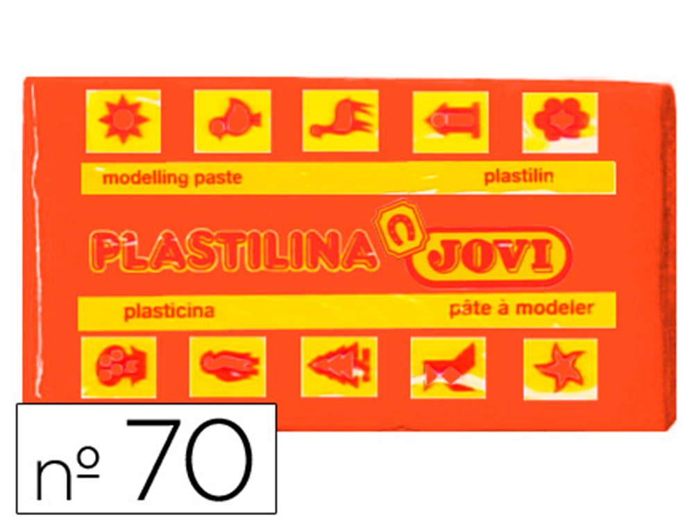 PLASTICINA JOVI 70 50 GR LARANJA