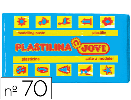 PLASTICINA JOVI 70 50 GR AZUL CLARO
