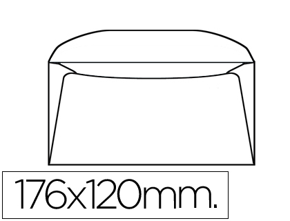 ENVELOPE 120X176MM S/JANELA BOLSA DE 10