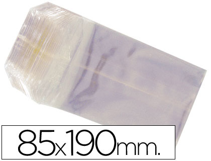 SACO CELOFANE 85X190MM PACK 100
