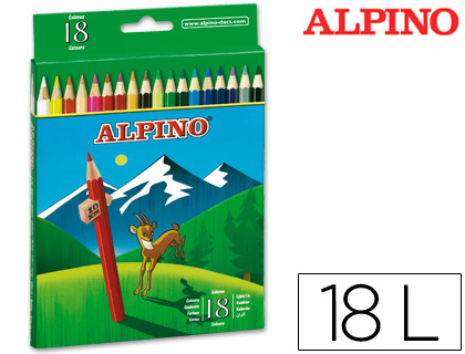LAPIS DE CORES ALPINO. 18 UNIDADES