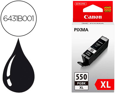 TINTEIRO CANON PGI550XL PIXMA MG5450/5550/ 6350/7150 PRETO GRANDE CAPACIDADE
