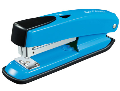 AGRAFADOR Q-CONNECT PLASTICO ABS - AZUL