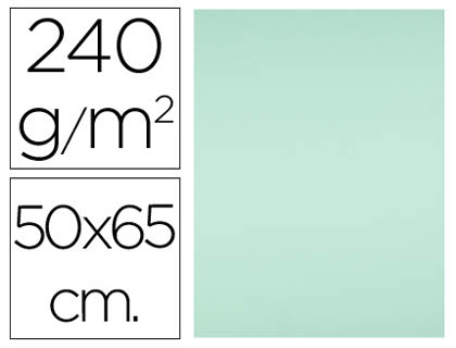 CARTOLINA LIDERPAPEL 50X65 CM 240 GR VERDE