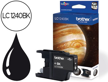 TINTEIRO BROTHER LC-1240BK PRETO -600PAG MFC-J6510DW MFC-J6710DW MFC-J6910DW