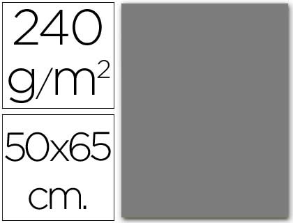 CARTOLINA LIDERPAPEL 50X65 CM 240 GR CINZA