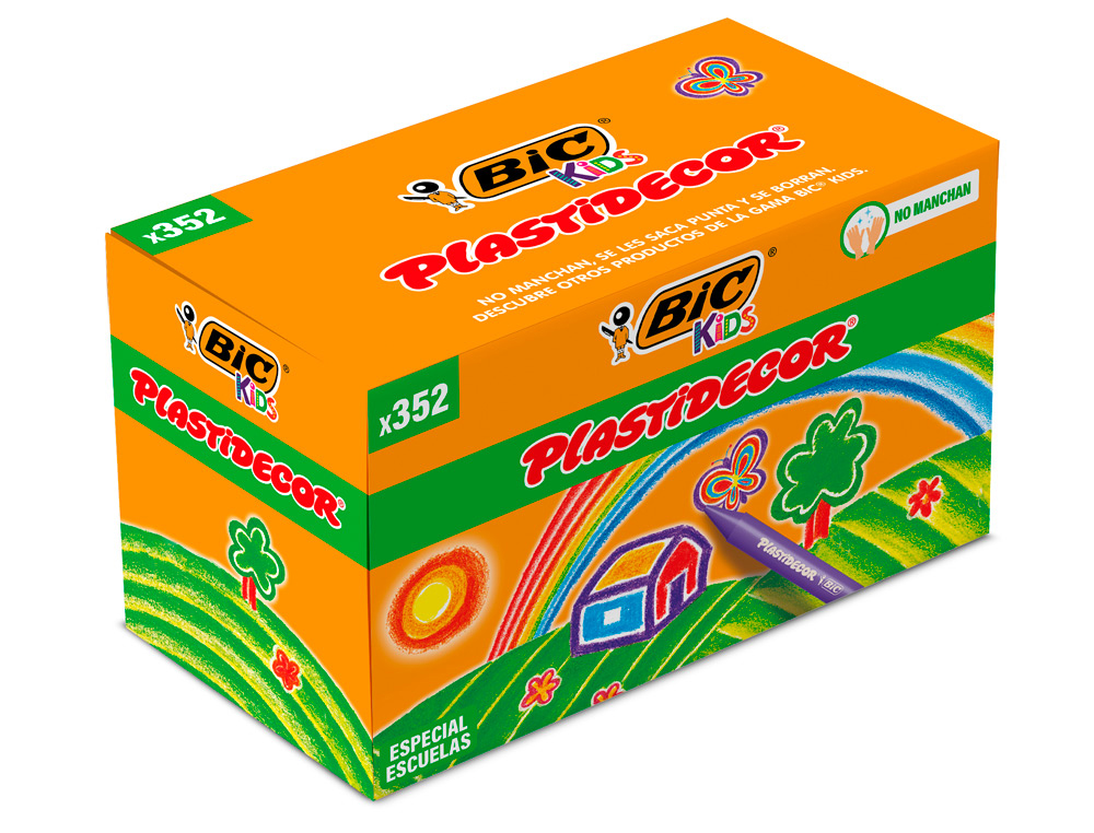 LAPIS DE CERA PLASTIDECOR CAIXA DE 352 CORES