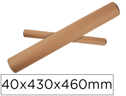 TUBO DE CARTAO PORTADOCUMENTO CAPA PLASTICO 40X430X460 MM
