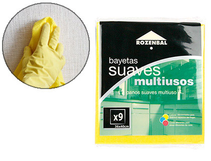 PANO MULTIUSO 36X40 CM PACK DE 9 UNIDADES