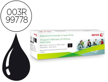 TONER XEROX COMPATIVEL HP LASERJET CB436A M1120 / M1522 / P1505 PRETO 2000 PAG