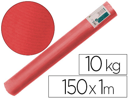 PAPEL KRAFT VERGE LIDERPAPEL VERMELHO BOBINE 10 KG
