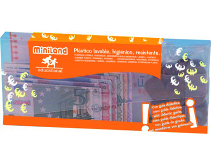 JOGO MINILAND MOEDAS E NOTAS ACTIVITE EURO 108 PECAS