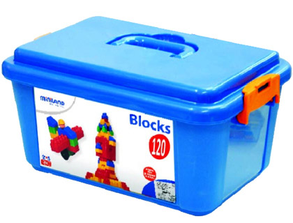 JOGO MINILAND SUPER KIM BLOC 120 PECAS