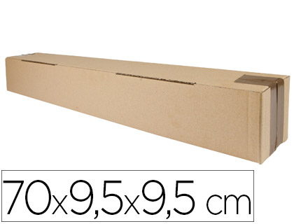 CAIXA PARA EMBALAR TUBO Q-CONNECT MEDIDAS 700X95X95 MM ESPESSURA CARTAO 3 MM